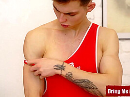 BRINGMEABOY Hung Jock Tommy Gold Masturbates And Workouts