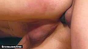 BROMO - Daren D Finger Fucks Athletic Tim Just Enough To Loosen Him Up For His Big Hard Cock