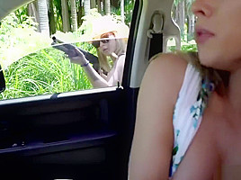 Babe Anya And Goldie Gets An Outdoor Fuck