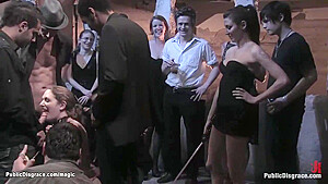 Babe Fucked By Group In Public