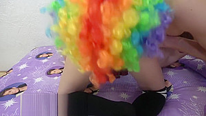 Ballbusting in Socks with a Dick-Biting Blowjob