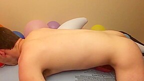 Balloons & inflatable pool toys humping orgasm