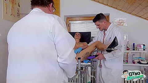 Barbie Esm - Gyno Exclusive Two Horny Old Doctors Take Care Of Naked Young Bomshell