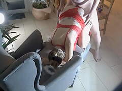 Barely Old  The teen 18+ With Gorgeous Curves Is Banged Doggy Style By A Grandfather