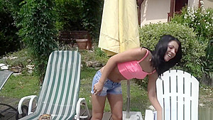 Beautiful Black Haired teen 18+ Fucked