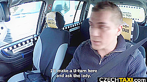 Beautiful Busty Model Squirts in Taxi Car