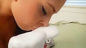 Beautiful Young Lesbians Love Smelly Feet
