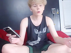 Beauty Boy Cums In His Room