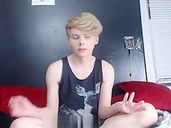 Beauty Boy Cums In His Room