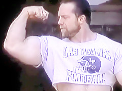 Beefy hairy Football Player