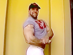 Beefy hairy Football Player