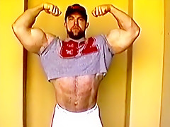 Beefy hairy Football Player