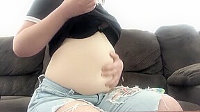 Belly stuffing feederism