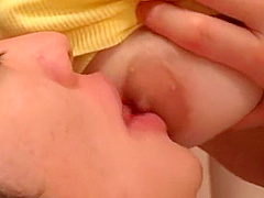 Best Japanese chick in Hottest DP, Handjobs JAV clip