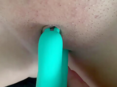 Big Clit Cums In 3 With Rabbit Dildo With Min S