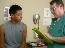 Big Cock Collegian in School Infirmary