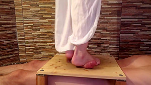 Big Cock Underfeet 2 - CBT Trample