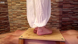 Big Cock Underfeet 2 - CBT Trample