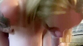 Big Tit Tattoo Slut From Tinder Loves Giving Blowjobs