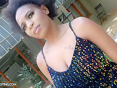 Big Tits Ebony Rides Jumbo Size Producer After Fake Modeling Casting