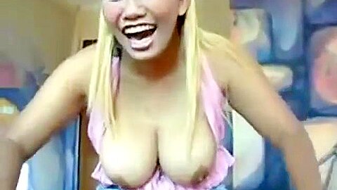 Big Titty Asian Gets Hard Fucked And Cumed On