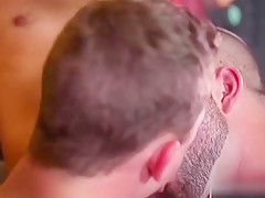 Big dick Step son threesome and cumshot