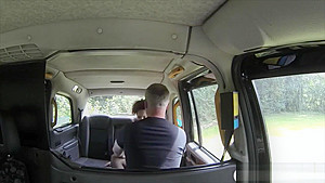Big tits babe pounded by nasty driver