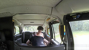 Big tits babe pounded by nasty driver