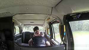 Big tits babe pounded by nasty driver
