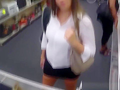 Bigass pawning babe gets fucked by pawnbroker