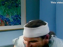 Blond Nurse Pleasing Her Patient Giving Him Her Pussy