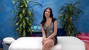 Blonde Beauty Gets Her Pussy Drilled On A Massage Table