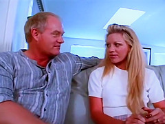 Blonde Bridgette Kerkove Rides A Fat Cock