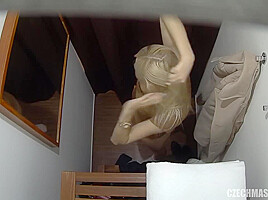 Blonde Came For An Erotic Massage
