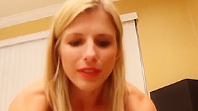Blonde MILF Hot Footjob