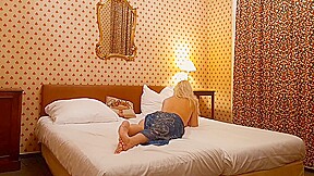 Blonde Mature Relaxing Sex In Bed