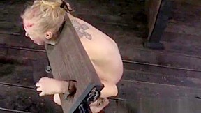 Blonde Sub Spanked Until Red Raw