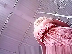 Blonde milf grocery shopping