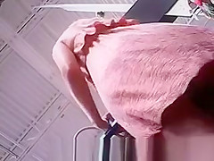Blonde milf grocery shopping