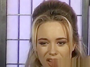 Blonde succubus unchained for severe lesbo insertion