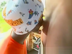 Blowjob scene betweeen a white teen 18+