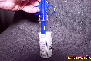 Blows Dick And Toys Ass And Gets Ass Fucked - Ladyboy Lee