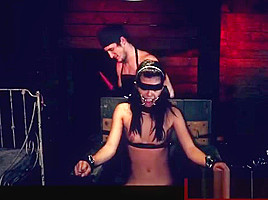 Blue dress bondage Poor lil' Latina teenager 18+ Gina Valentina is truly not