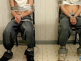 Bondage Jerk Off Contest - Wiley & Danny Boy