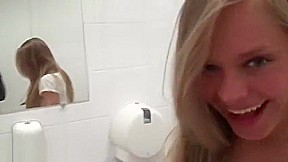 Bonny fair-haired Russian Nestee Shy having a deep asshole jam