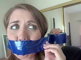 Bound and gagged by robber