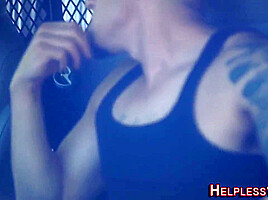 Bound teen 18+ Gets Fingered