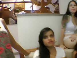 Brazillian Girl Has Her Way With Six Girls Sleepy Feet