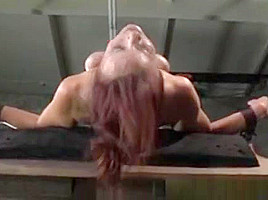 Breast Bondage Sub Bent Backwards