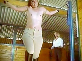 Bridget - barn whipping (loop)